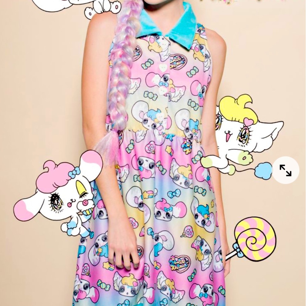 Japan L.A. PEROPERO SPARKLES RUFFLE DRESS